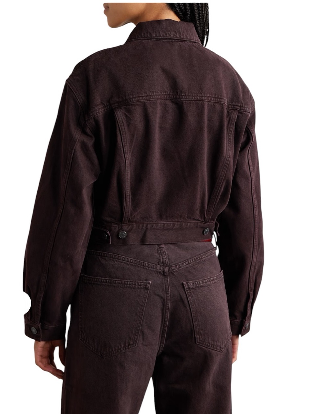 AGOLDE Radley Jacket in Sloe Berry Size Small - Picture 7 of 11